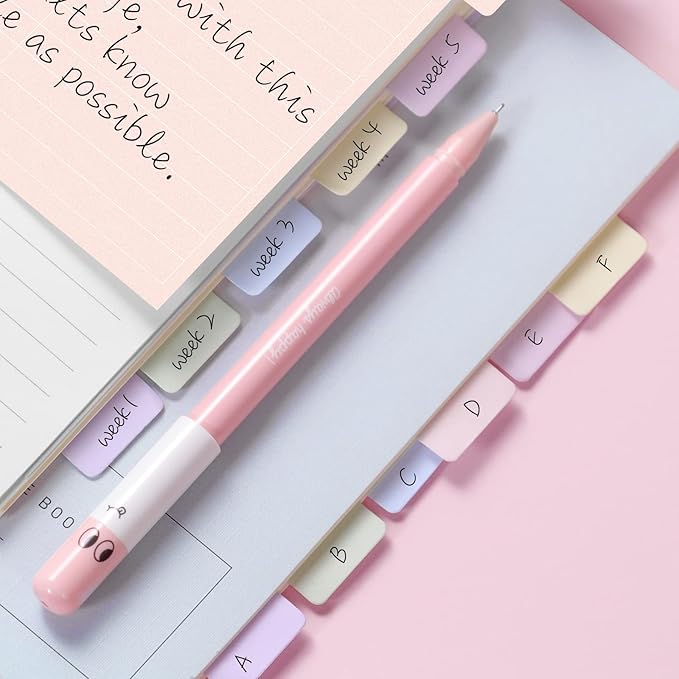 Hommie Sticky Notes Set Tabs 410 Pack Color Pads Divider Sticky Notes with Bookmark Index for School Supplies, 60 Ruled, 40 Per Dotted, 60 Per Rectangular, 6x25 Index Tabs-DeskLoop Office