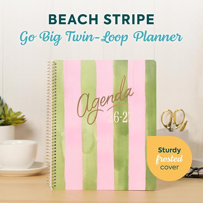 GO BIG Large-Print Planner April 2026–June 2027, 15-Month Twin-Loop-Bound - Image 2
