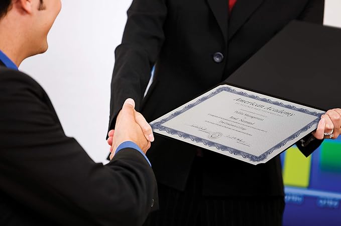 Better Office Products 25 Pack Black Certificate Holders, Diploma Holders - Image 2