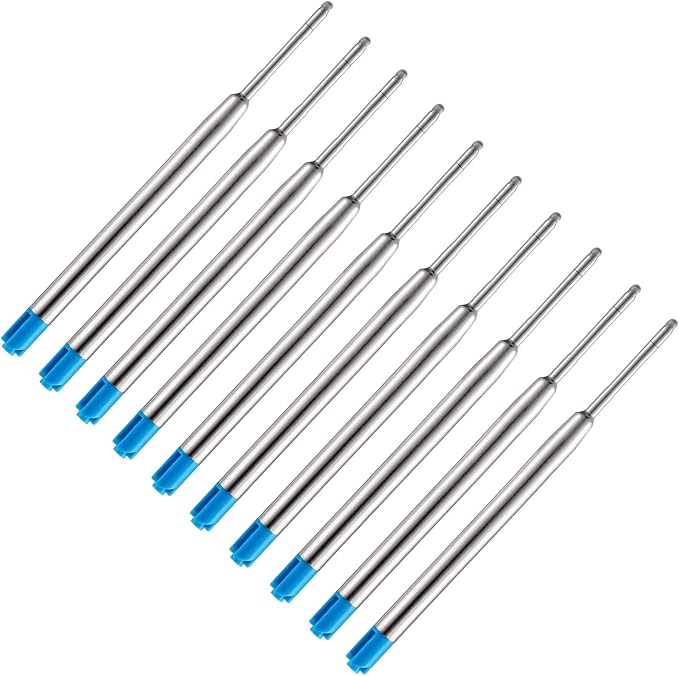 Pen Refills, 3.9in Blue Ink Pen Refills 1.0mm Replacement Ink by Lsqurel