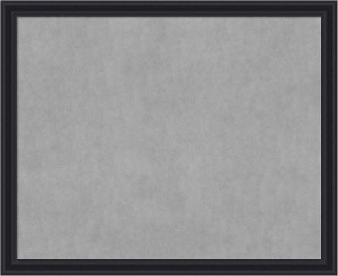 Amanti Art Black Framed Magnetic Board 36x44 X-Large Vision Board by AmantiArt