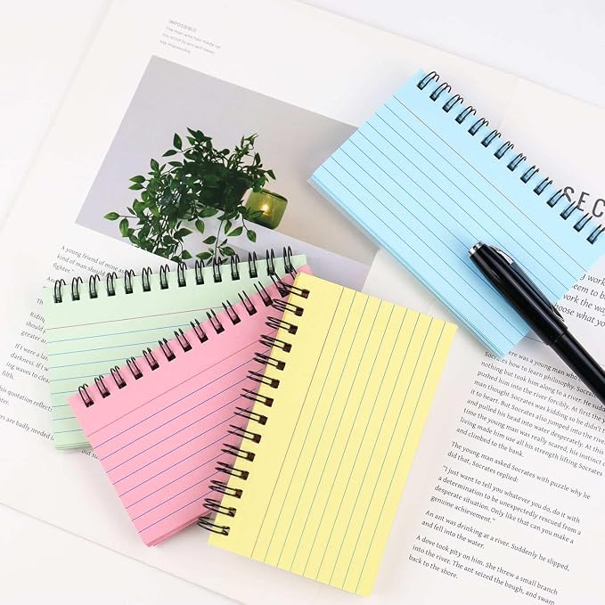 200 Sheets Spiral Index Cards 3 x 5 Inches Spiral Bound Ruled Note Cards - Image 7