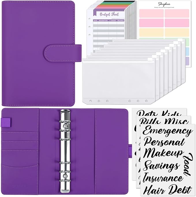 SKYDUE Budget Binder, Money Saving Binder by SKYDUE