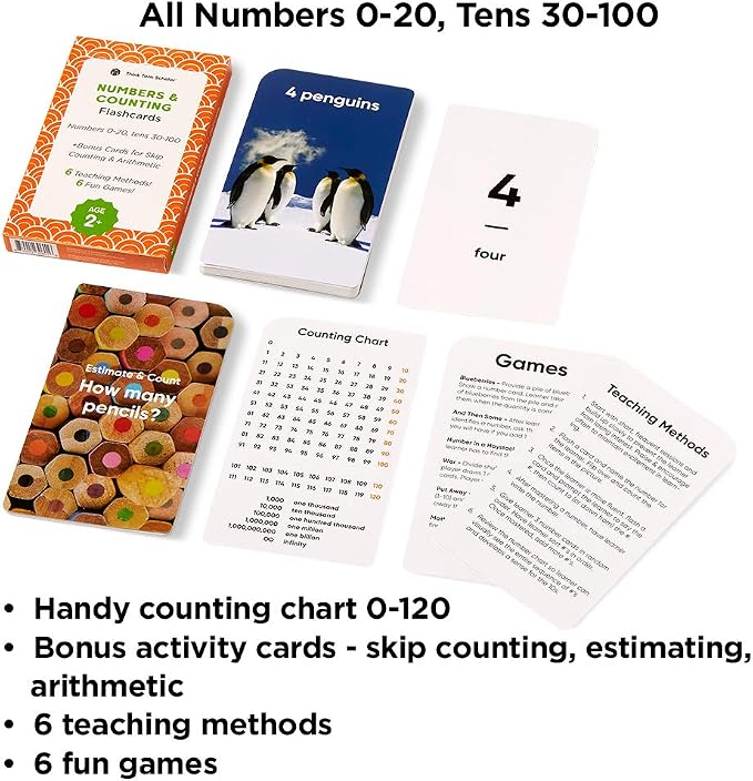 Award-Winning Flash Cards for Preschool & Kindergarten – 5-Deck Set, 180 Jumbo - Image 7