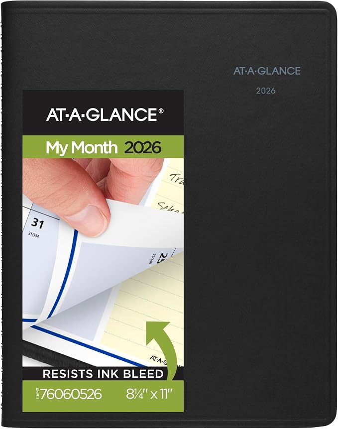 AT-A-GLANCE 2026 Appointment Book Planner, 8-1/4" x 11", QuickNotes by AT-A-GLANCE