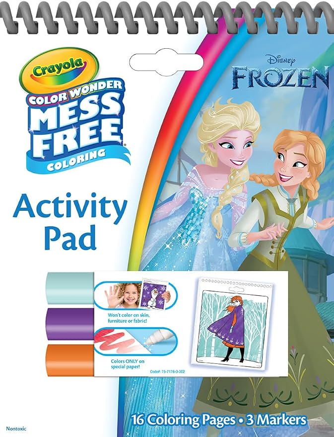 Crayola Disney Color Wonder Bundle, Toddler Mess Free Activity Pads & Markers - Image 6