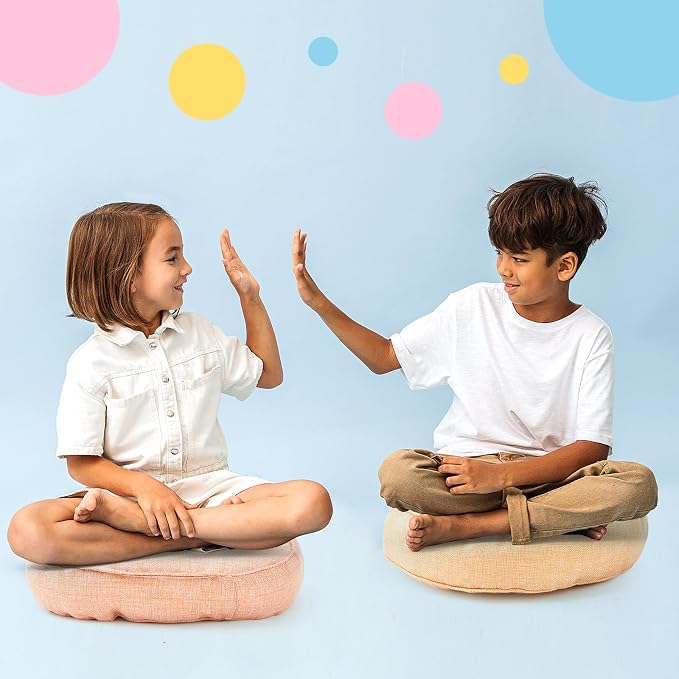 Juexica 8 Pcs Floor Cushions for Kids Floor Pillows Flexible Seating Cushions - Image 3