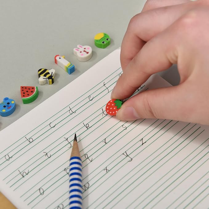 300PCS Mini Cute Pencil Erasers - Image 4