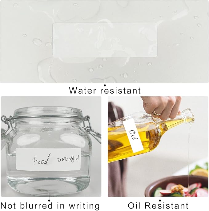 Removable Freezer Labels, Date Label 1x2 Inch Food Storage Stickers, Waterproof - Image 3