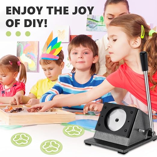 2. 618" Circle Cutter Punch Graphic Punch Die Cutter Button Paper Cutter Paper - Image 8