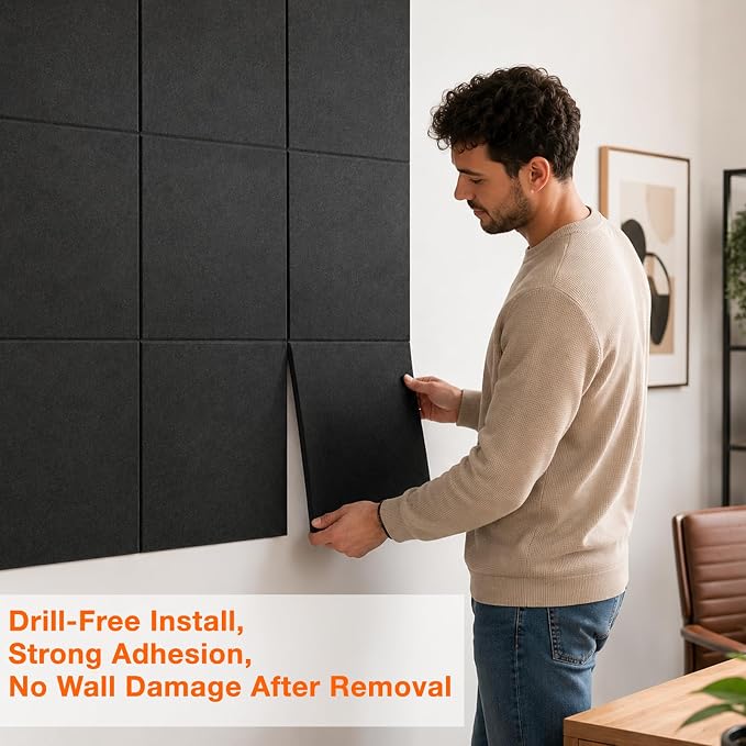 Large Cork Boards for Walls 48" x 36", 12 Pack Bulletin Boards Alternative Cork - Image 4