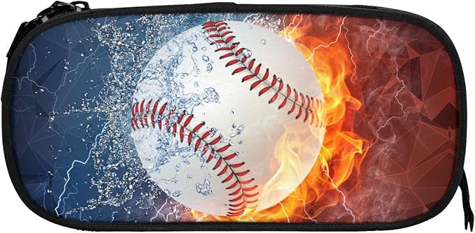 Baseball Pencil Box for Boys, Cool Sports Pencil Case - Image 7