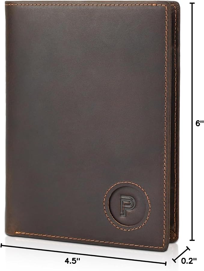 Polare Luxury RFID Blocking Leather Passport Holder Travel Wallet - Image 10