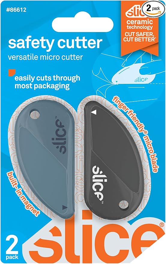 Slice Micro Safety Cutter | Safe Ceramic Box Cutter Lasting 11x Longer than by SliceInc