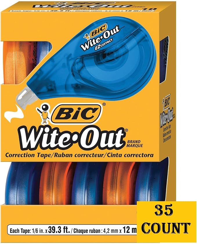 BIC Wite-Out Brand EZ Correct Correction Tape by BIC