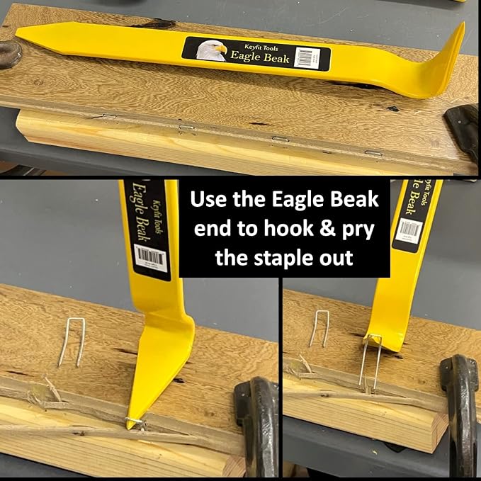 Keyfit Tools Eagle Beak Hardwood Flooring Staple Remover Puller Tool Siding - Image 3
