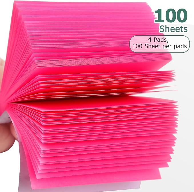 Sticky Notes 3x3 Self-Stick Notes Bright Colors Sticky Notes 4 Pads 100 - Image 4