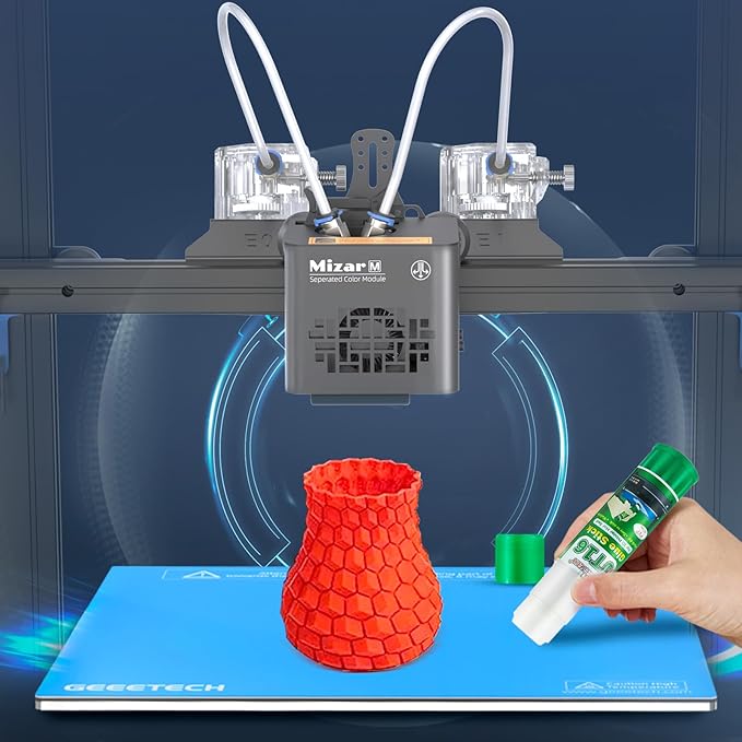 3D Printer Glue Sticks, 36 Grams Each PVP Solid Glue Sticks for Hot Bed Plate, Washable, Non-Toxic, Reduce Warping for PLA, ABS, PETG, HIPS, TPU Filament on PEI, Glass, Aluminum, Buildtak Board, 3Pcs-DeskLoop Office