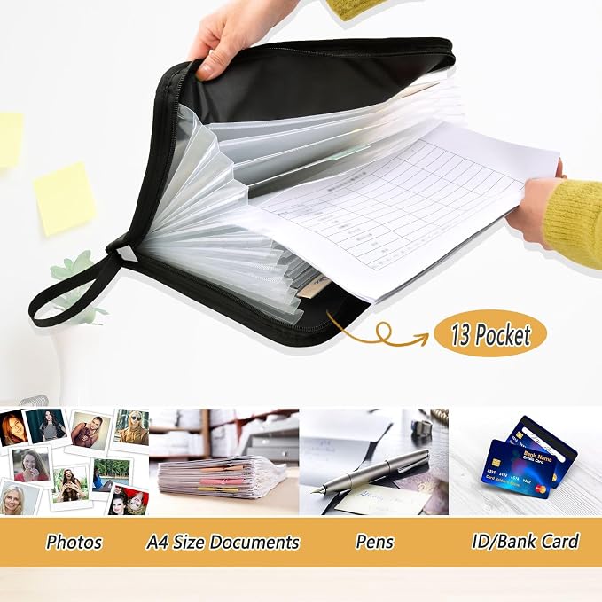 Cute Cows Accordion File Organizer Expanding Document Folder - Image 5