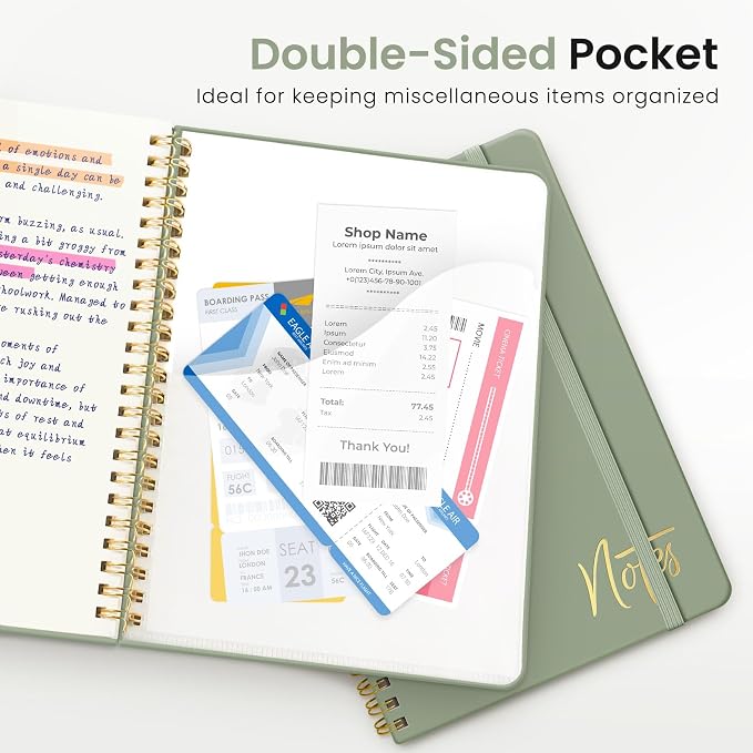 ZOTIA Blank Spiral Journal Notebook - Image 5
