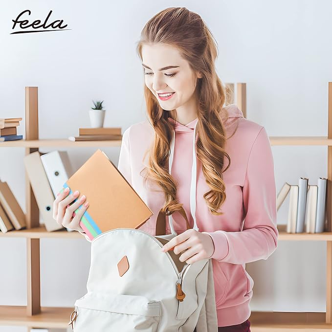 feela 16 Pack Composition Notebook Bulk, Kraft Cover Lined Blank College Ruled - Image 6