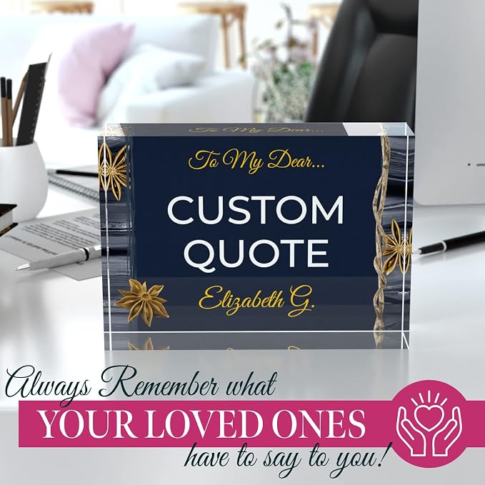Custom Acrylic Sign Personalized, Custom Desk Name Plate, 18 Styles, - Image 5