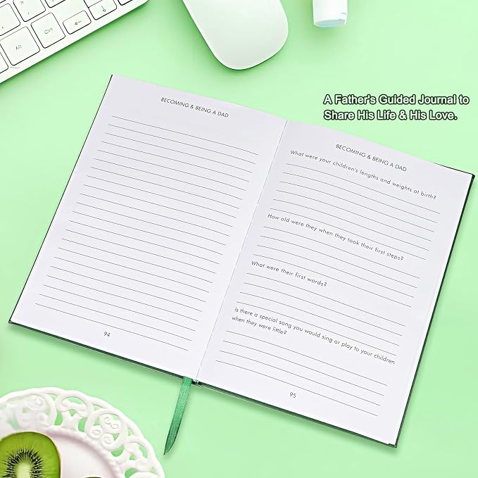 A Father's Guided Journal to Share His Life Memory Keepsake Book, Fathers-Day - Image 2
