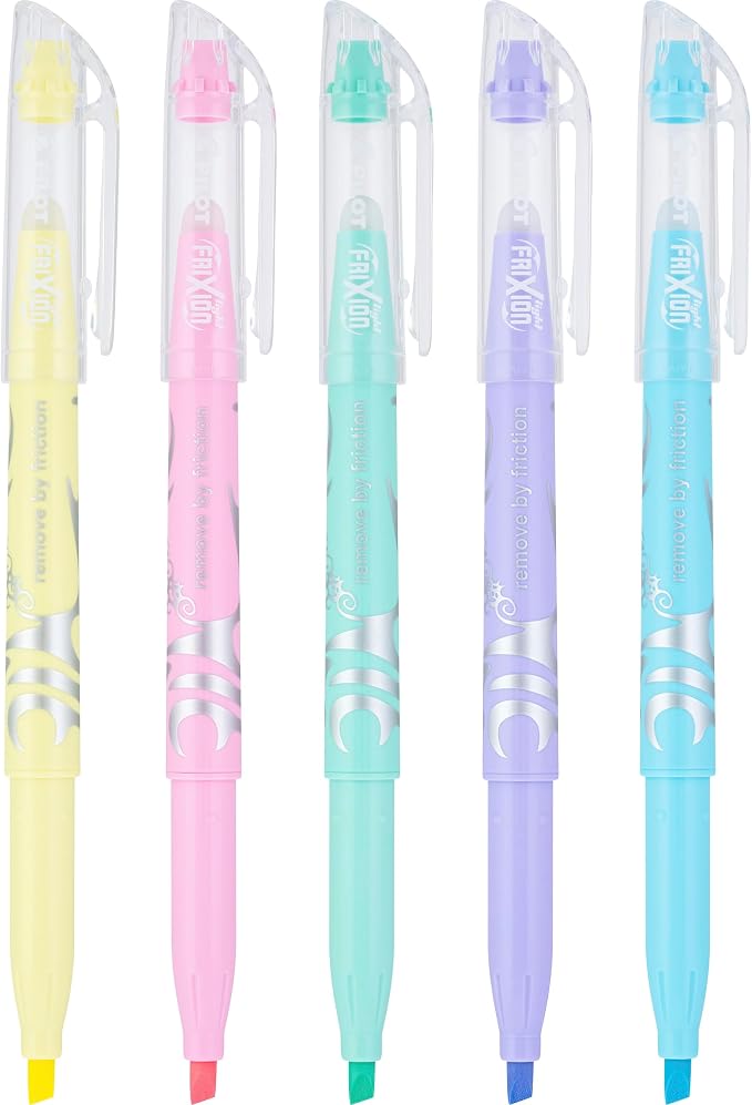 Pilot FriXion Light Pastel Collection Erasable Highlighters, Chisel Tip - Image 4
