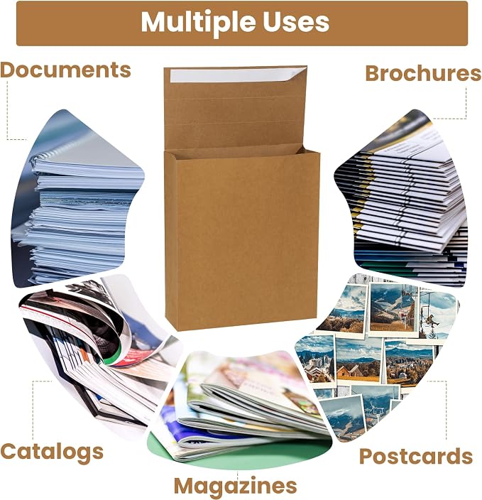 chiazllta 30Pcs Expandable Envelopes - Image 5