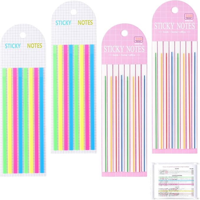 640 Pcs Mahjong Card Line Finder Highlighter Tape, Mahjong Line Highlighter by Unknown