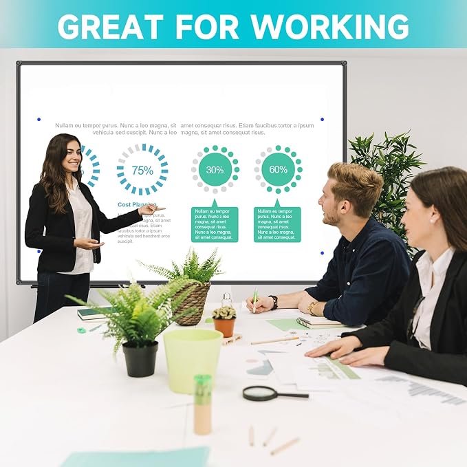 JILoffice Large Magnetic White Board, Dry Erase Board 60 x 48 Inch - Image 4