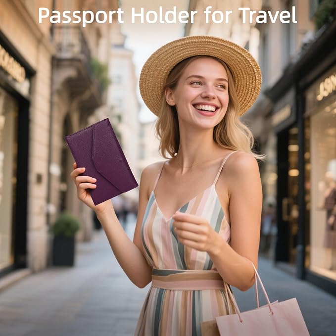ZOPPEN Mulit-purpose Rfid Blocking Passport Holder Travel Wallet Passport and - Image 7