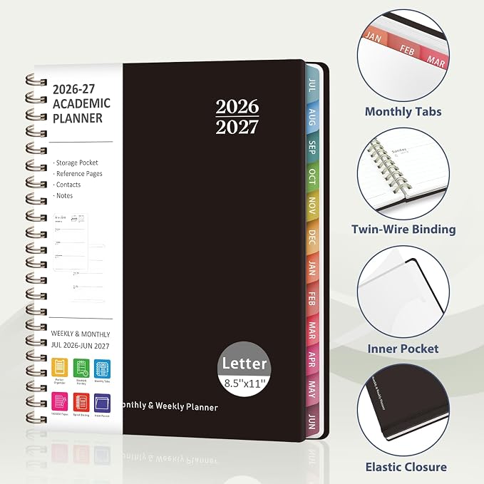 Planner 2026-2027, Weekly and Monthly Academic Planner, July 2026 - Image 4