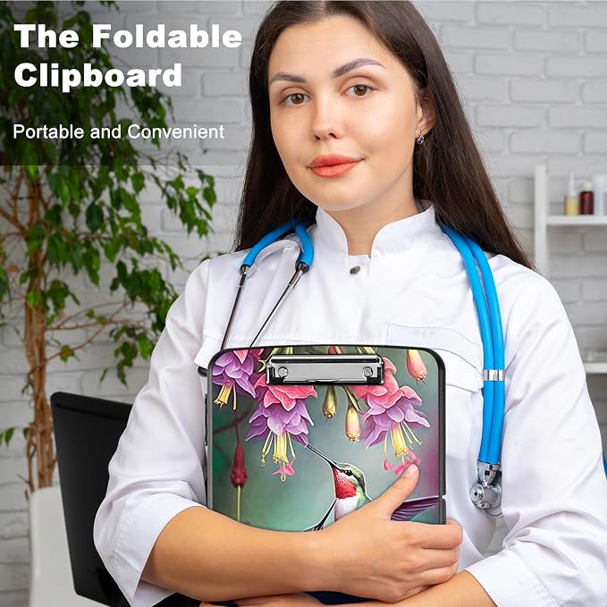 Clipboard with Storage, Heavy Duty Plastic Storage Clipboard with Low Profile - Image 5