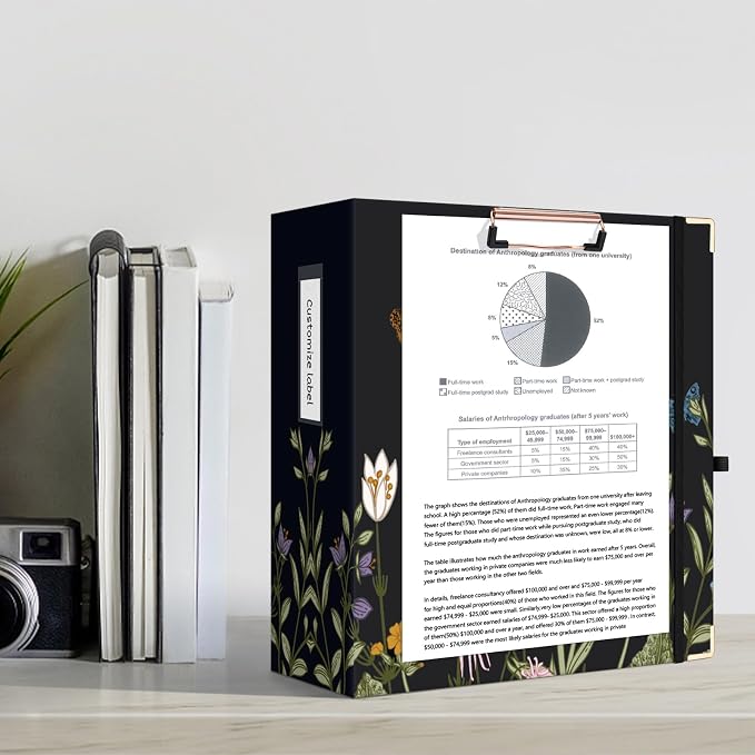 Ospelelf 3 Ring Binder for Letter Size Documents - Image 7
