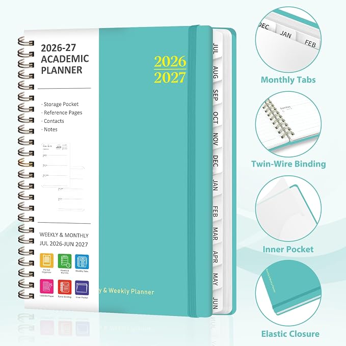 Planner 2026-2027, Weekly and Monthly Academic Planner, July 2026 - Image 5