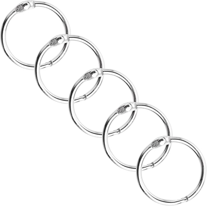 Mr. Pen- Loose Leaf Binder Book Rings, 1 Inch, 40 Pack | Metal Binder Rings - Image 9