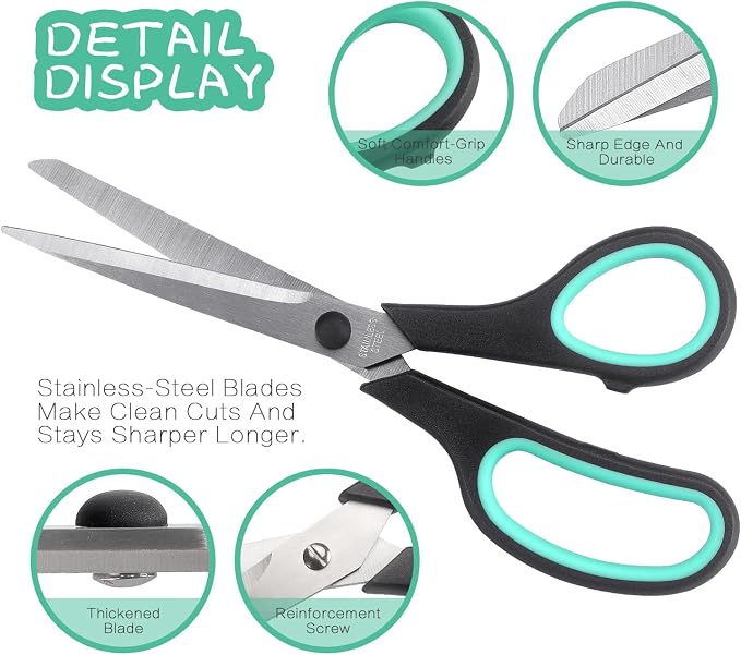 Scissors 8.5 Inch All Purpose Scissors - Image 3