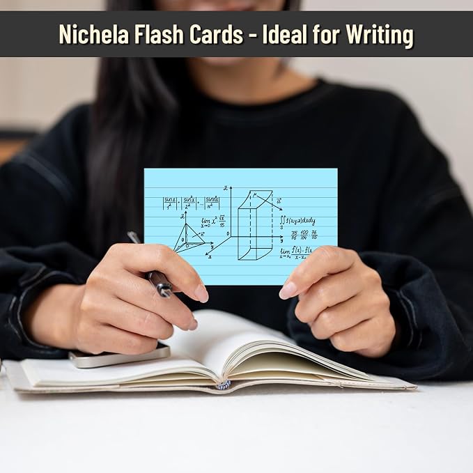 200 Pcs Colored Index Cards 3 x 5 Inch Ruled Index Cards, Flash Cards College - Image 5