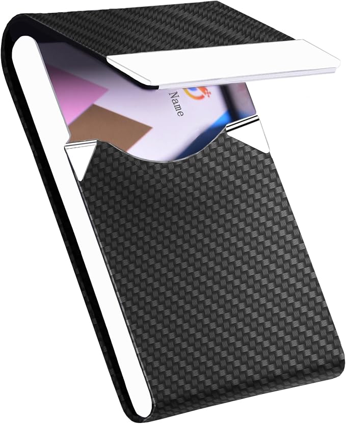 Business Card Holder with Ultra Slim Design, Business Card Case with Premium PU by Unknown