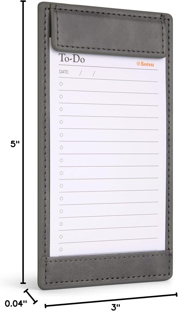 Notsu Note Card Holder | Minimalist 3x5 Inch Index Card Holder Handheld Case in - Image 10