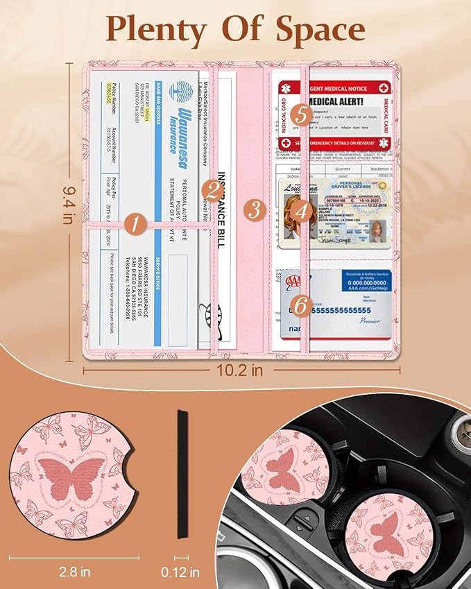 Slohif Car Registration and Insurance Holder - Image 2