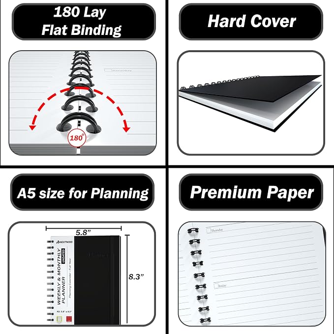 Undated Monthly and Weekly Planner - Image 8