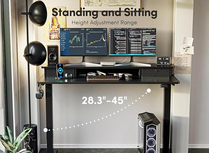 FEZIBO 55 x 24 Inch Height Adjustable Electric Standing Desk - Image 6