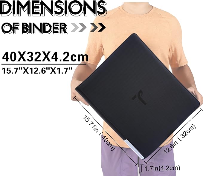 Top Loader Binder 9 Pocket, Holds 360+ Cards in 3" x 4" Toploaders, Ringless 20 - Image 9