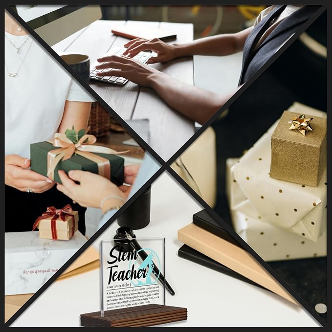 STEM Teacher Gifts, Thank You Desk Sign - Image 6