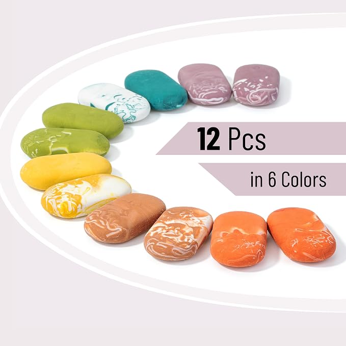Mr. Pen- Marble Pencil Erasers, 12 Pack, Art Sketching, Clean Smudge-Free - Image 2