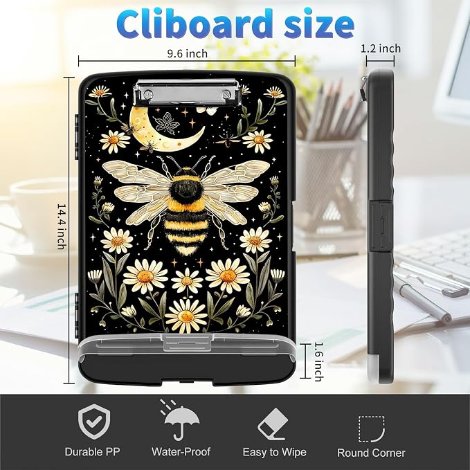 Clipboard with Storage, Clip Boards 8.5x11 with Storage High Capacity Nursing - Image 4