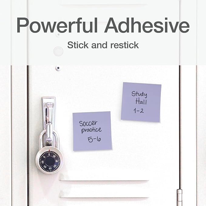 Redi-Tag Sticky Notes, Power Stick Notes, Adhesive Reminders, Strong Adhesive - Image 2