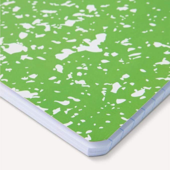 Amazon Basics Composition Notebook, Wide Ruled, 100 Sheets, 9.75" x 7.5" - Image 3
